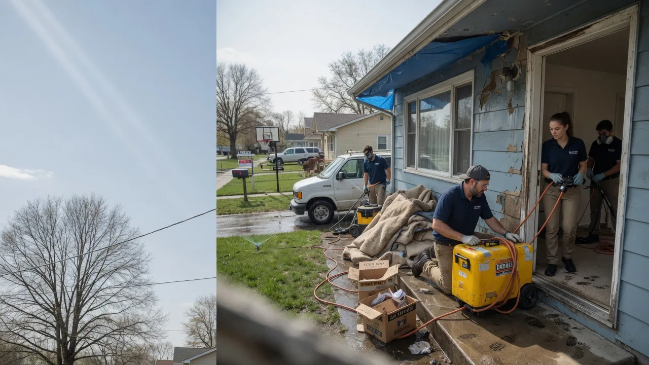 Basement Flood Cleanup in Lena, IL near me